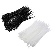 4 inch Cable Ties Mixed (50+50pcs Black+White)