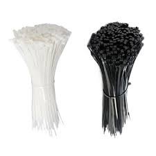 8 inch Cable Ties Mixed (50+50pcs Black+White)